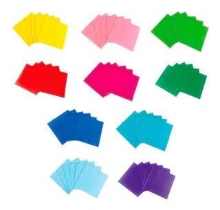 Servilletas lisas económicas AMARILLO x20 unidades
