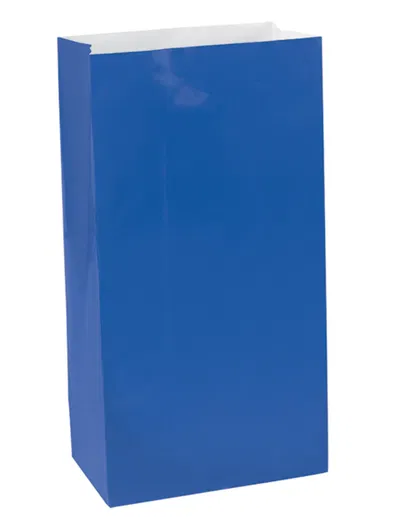Bolsita de papel azul x10 unidades