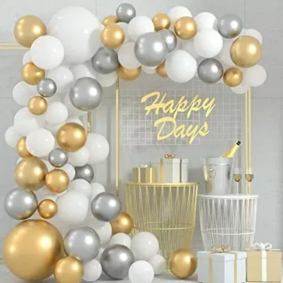Globos cromados dorados mini 5" x5 unidad