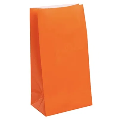 Bolsita de papel naranja x10 unidades