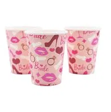 Vaso despedida de soltera x6 unidades