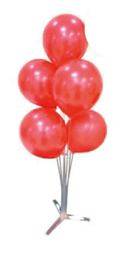 Base porta globos 7 posiciones, 9 varillas
