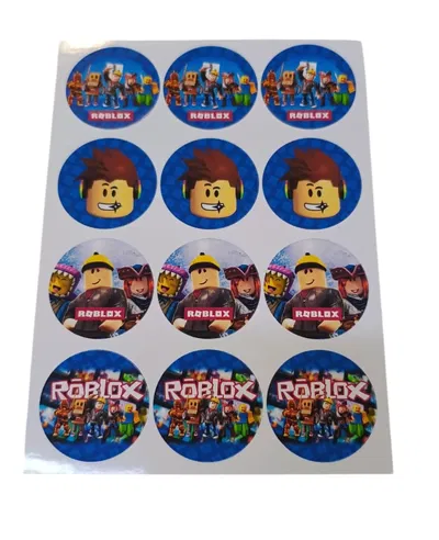 Sticker Roblox x12 unidades