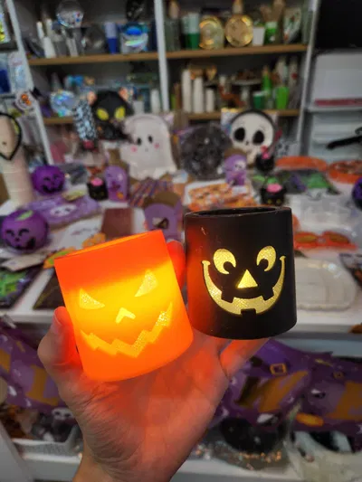 Velón led 6cm halloween (incluye pila)