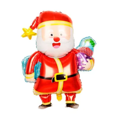 Globo papá noel 40cm aprox.