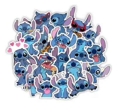 Stickers acrílicos STITCH x5 unidades