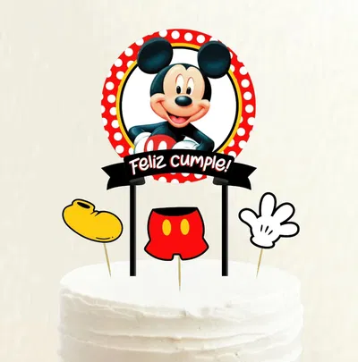 Topper XL Mickey rojo