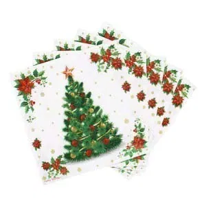 Servilleta árbol navideño x20 unidades