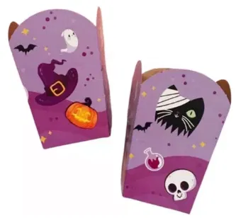 Pochoclera halloween x10 unidades