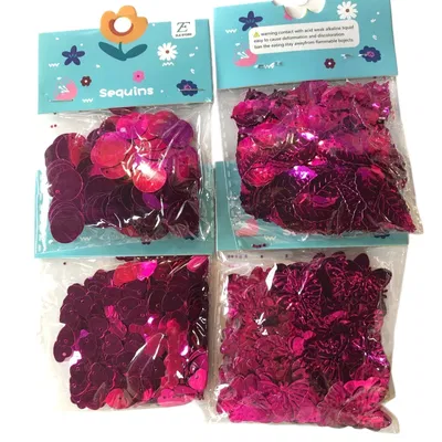 Confetti FUCSIA diseños surtidos
