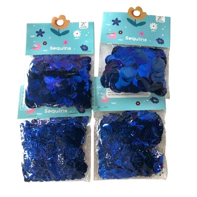 Confetti AZUL diseños surtidos