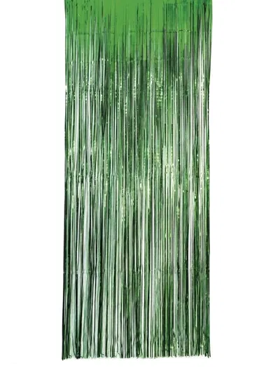 Cortina metalizada verde oliva