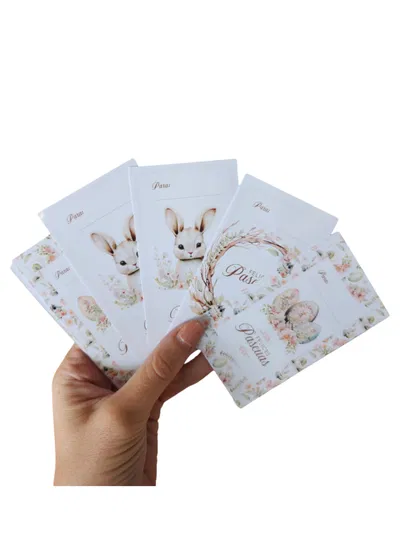 Tarjeta pascuas vintage x10 unidades