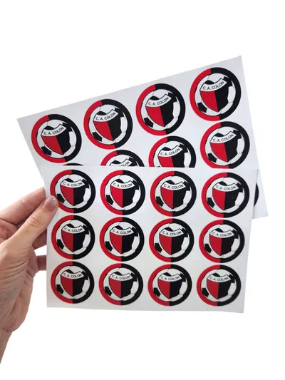 Sticker Colón x12 unidades