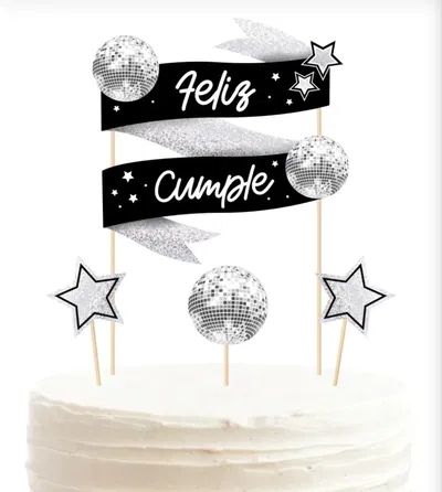 Topper silueta disco/fiesta