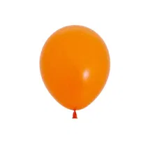 Globo naranja 5" x5 unidades