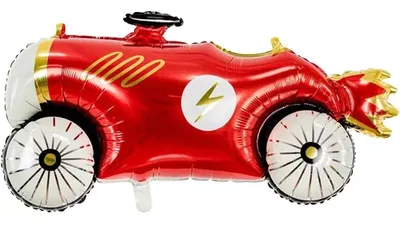 Globo auto de carrera 90cm