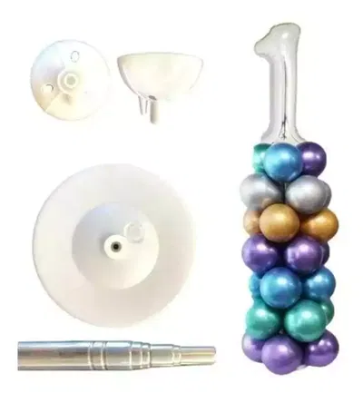 Columna base extensible con copa para globos grandes 2 metros