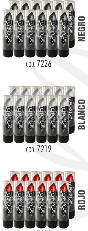 Labial ROJO x1 unidad 