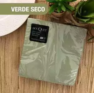 Servilleta verde seco x25 unidades
