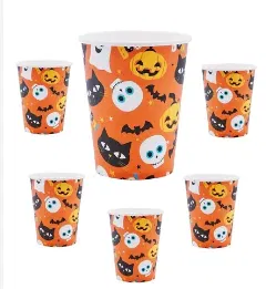 Vaso Halloween x6 unidades