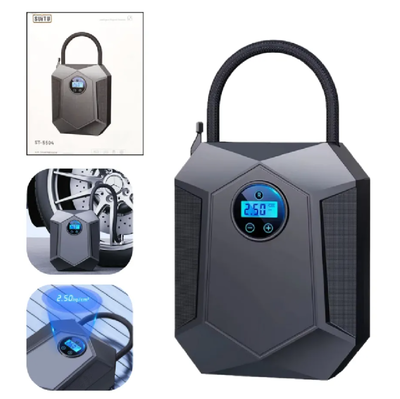 Compresor de aire eléctrico portátil 120w 12v (ST-5504)