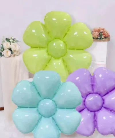 Globo margarita AQUA mediana 70cm 
