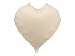 Globo corazón NUDE 45cm aprox.