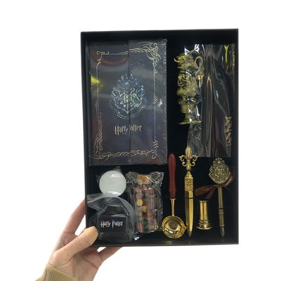 Pluma Harry Potter NEGRA GRANDE en caja