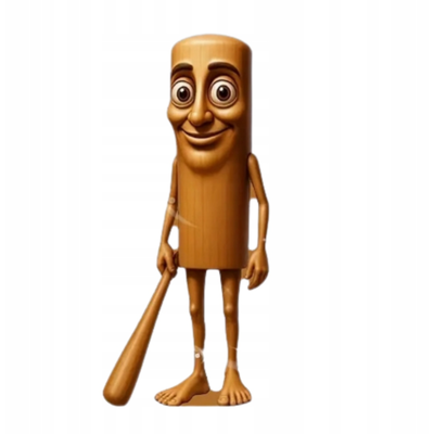 Muñeco meme italian brainrot TUNG TUNG x1 unidad