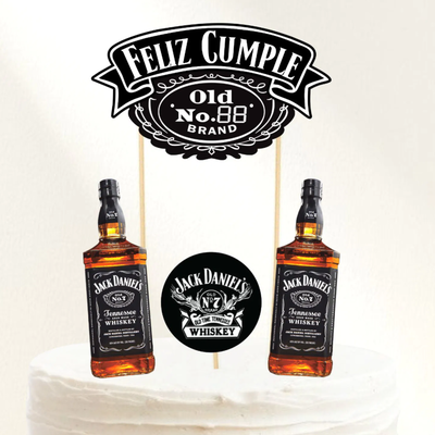 Topper silueta whiskey Jack Daniel's