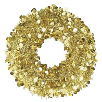 Corona dorada 38cm de diámetro