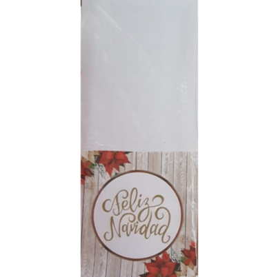 Porta cubiertos de papel Navidad wood x24 unidades