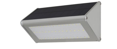 Luminaria solar led de pared. 6 watts