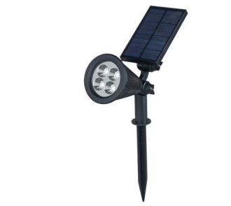 Estaca solar led para jardín 2 watts