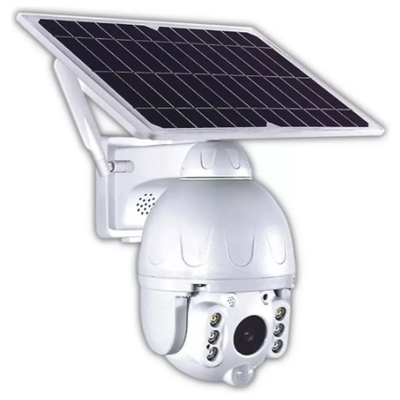 Camara De Seguridad Smart Solar Wifi Full Hd Ip66 Exterior Color Blanco