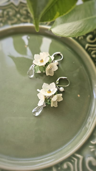 FLORES NO ME OLVIDES BLANCAS