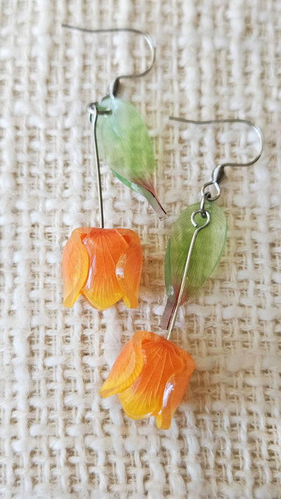 TULIPANES NARANJAS
