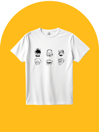 Remera Jujutsu kaisen "faces"