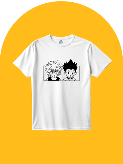 Remera Killua y Gon "faces"