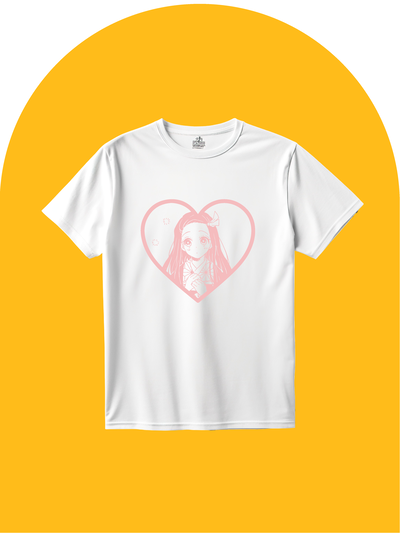 Remera HEART ICON nezuko 2