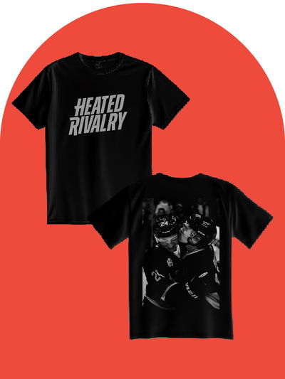 Remera "BLACK & WHITE" Doble Estampa Heated Rivalry