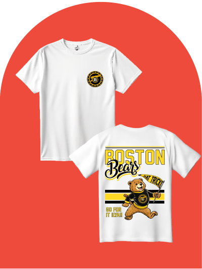 Remera "BOSTON BEAR" Doble Estampa Heated Rivalry