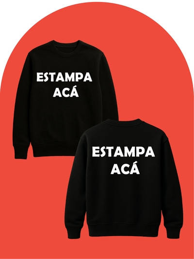 Buzo Crewneck Doble Estampa Personalizado