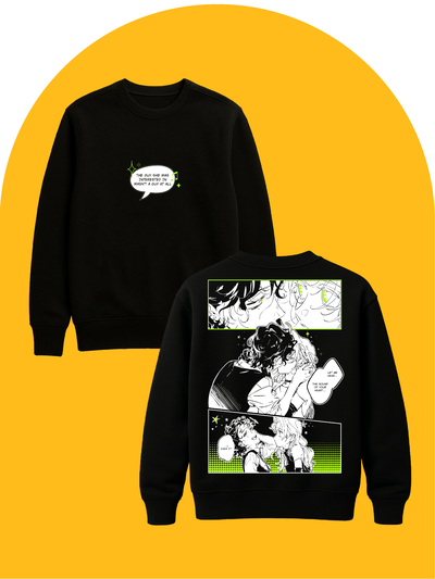 Crewneck "Kiss" The Guy Doble Estampa