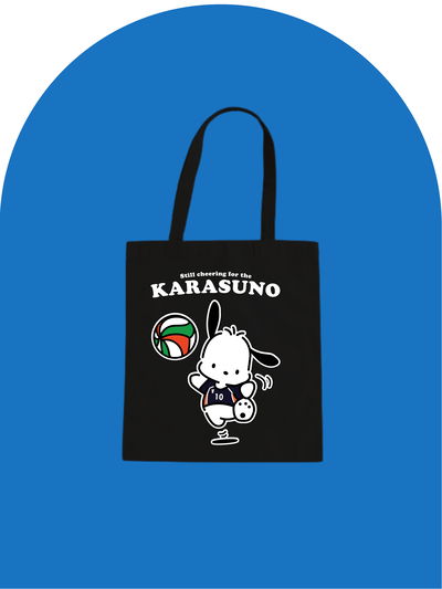 Totebag "Cute Karasuno" Negra