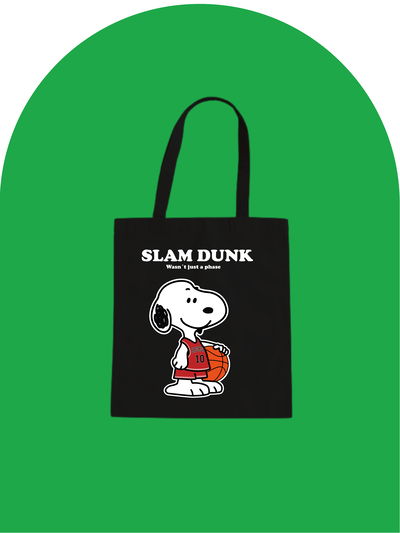 Totebag "Cute Slam Dunk" Negra