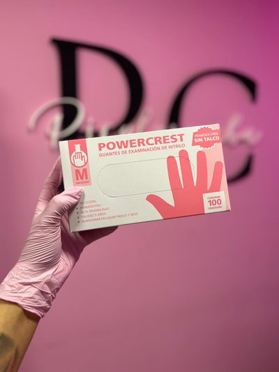 Caja de guantes de nitrilo x100 (Talle M)