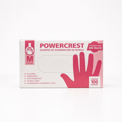 Caja de guantes de nitrilo x100 (Talle M)