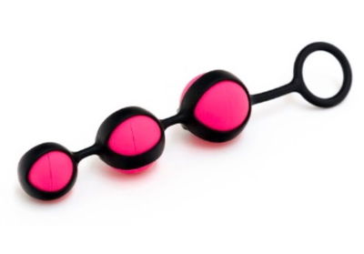 Bolitas vaginales de Silicona TRIPLE (Removibles - dif.grosores)
